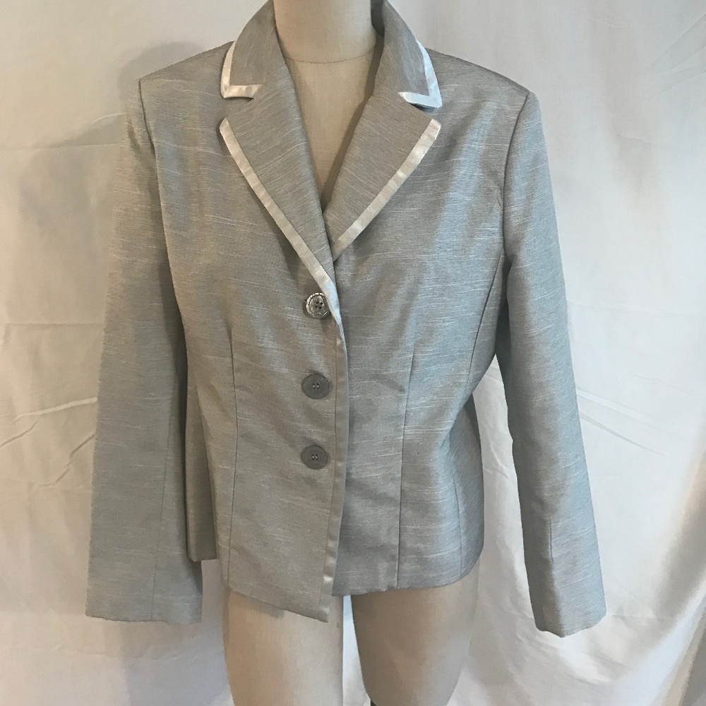 Allyson Cara Gray Suit Jacket Size 14